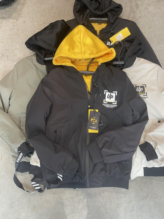 Вітрівка чоловіча, плащівка, м.77702 (р. L-4XL), 4 кольори, в упаковці 4 штуки №333675 - 
