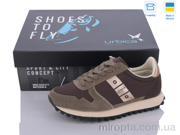 Кросівки UWB24101 brown-bronze р: 36-41, в упаковці: 8 пар, купити тільки гуртом - 905673