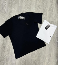 Футболка чоловіча "71" трикотаж (Розмір: 3XL-7XL) 2 кол упаковці 5 штук №157407