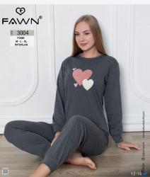 Домашній костюм жіночий, інтерлок, м.3004 (р. M-XL), в упаковці 3 штуки №321404