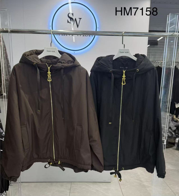 Жіноча куртка плащівка м.HM7158 (р:L-2XL) 2 кольора в упаковці 3 штуки №764695 - Saint Zel3317