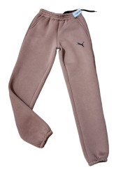 Спортивні штани дитячі Puma, трьохнитка (р: 11-15 років) 2 кольори, в упаковці 5 шт. №360731