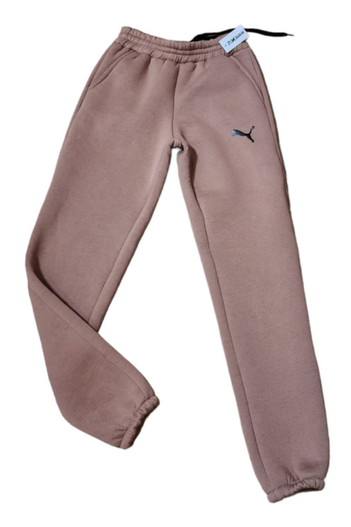 Спортивні штани дитячі Puma, трьохнитка (р: 11-15 років) 2 кольори, в упаковці 5 шт. №360731 - Flask