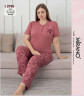 Піжама жіноча "2750" бавовна (р: 2XL,3XL,4XL) 2 кольори, в упаковці 3 шт. №364914 - DisneyOpt SE893