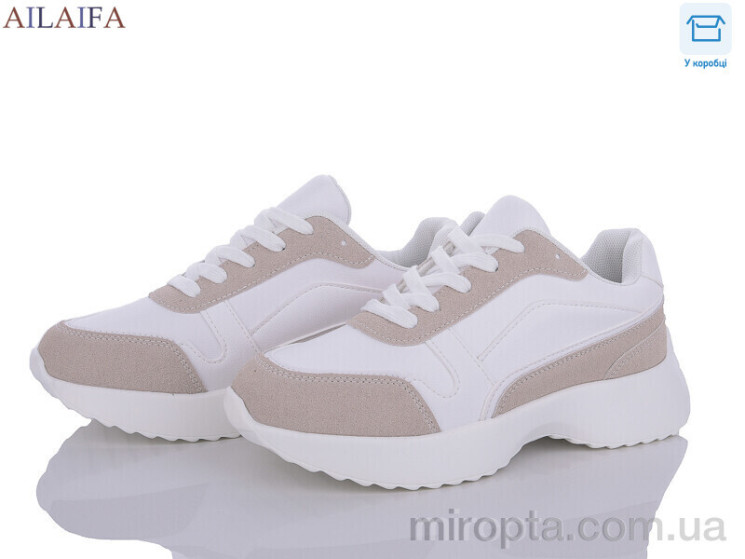 Кросівки A2365-1 white піна р: 36-41, в упаковці: 6 пар, купити тільки гуртом - 903703