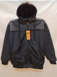 Кофта спортивна чоловіча, трикотаж, хутро, м.706 (Розмір: М-3XL ), в упаковці 5 штук №334950