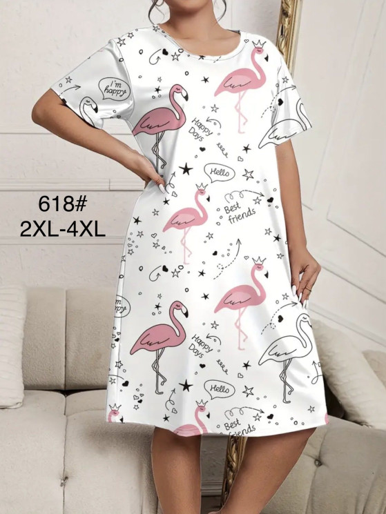 Туніка жіноча, бамбук, м.618 (р. 2XL-4XL), в упаковці 6 штук №339566 - Focus zel 1396