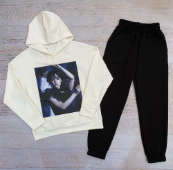 Спортивний костюм дитячий "2300" (р:S-XXL, 5 кол.) турецький трикотаж двохнитка (пен’є), в уп. 5 шт №150283