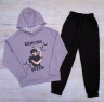 Спортивний костюм дитячий "2300" (р:S-XXL, 5 кол.) турецький трикотаж двохнитка (пен’є), в уп. 5 шт №150283 - 