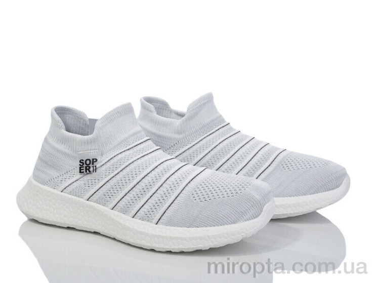 Кросівки 182-43 l.grey р: 36-40, в упаковці: 8 пар, купити тільки гуртом - 974326