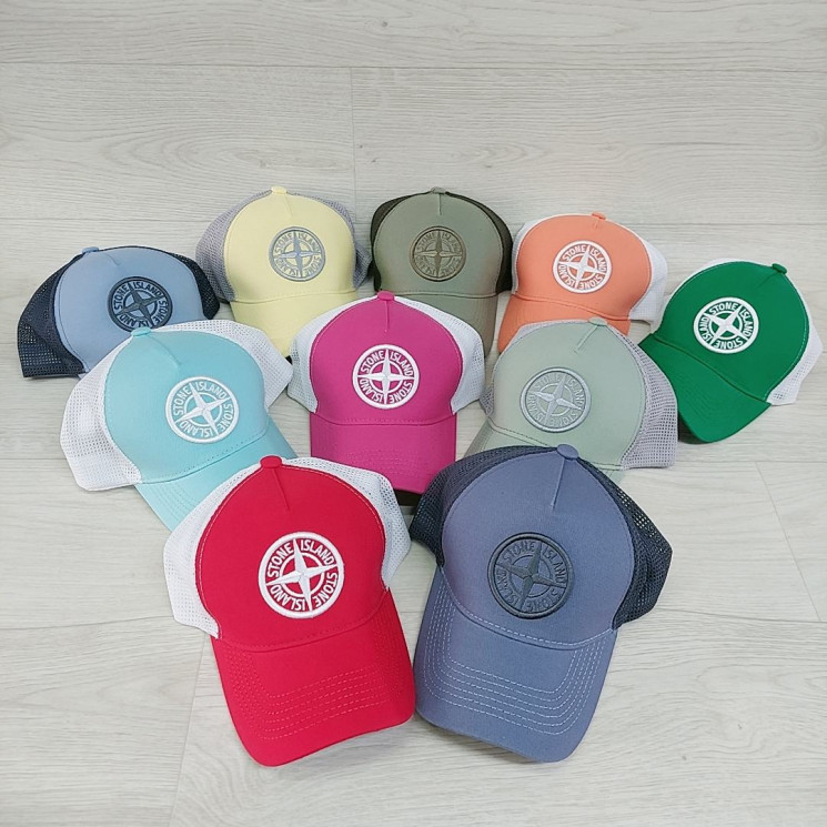 Кепка жіноча "Stone Island" (р: 56-58) мікс кольорів, в упаковці 5 шт. №367646 - Ventil SE 939