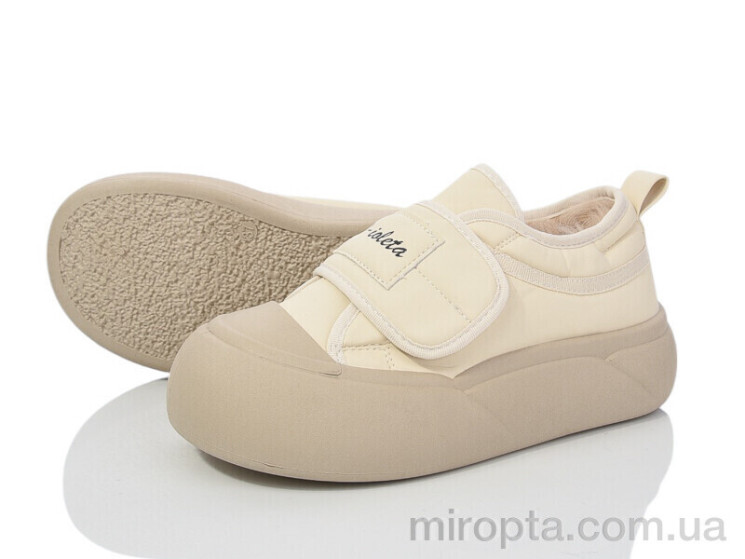 Кросівки 197-196 beige р: 36-41, в упаковці: 8 пар, купити тільки гуртом - 1003209
