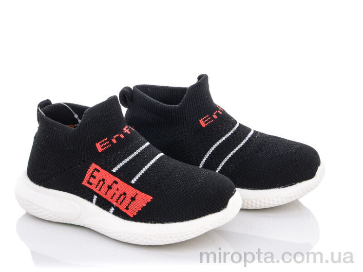 Кросівки AW966 black р: 22-26, в упаковці: 10 пар, купити тільки гуртом - 763335