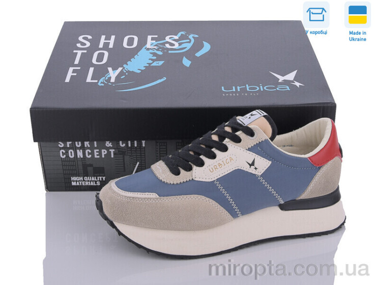 Кросівки UWB24096 blue-grey р: 36-41, в упаковці: 8 пар, купити тільки гуртом - 905674