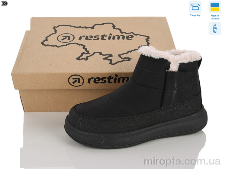 Черевики AWZ26808 black р: 36-40, в упаковці: 8 пар, купити тільки гуртом - 1212245