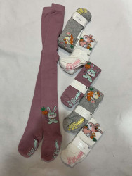 Колготи дитячі (р: 5-6 років) мікс кольорів, в упаковці 6 шт. №375095