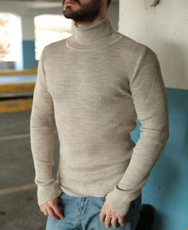 Гольф Turhan р M-2XL Чоловічий S2087 beige - NikNumbers SE1041-1042