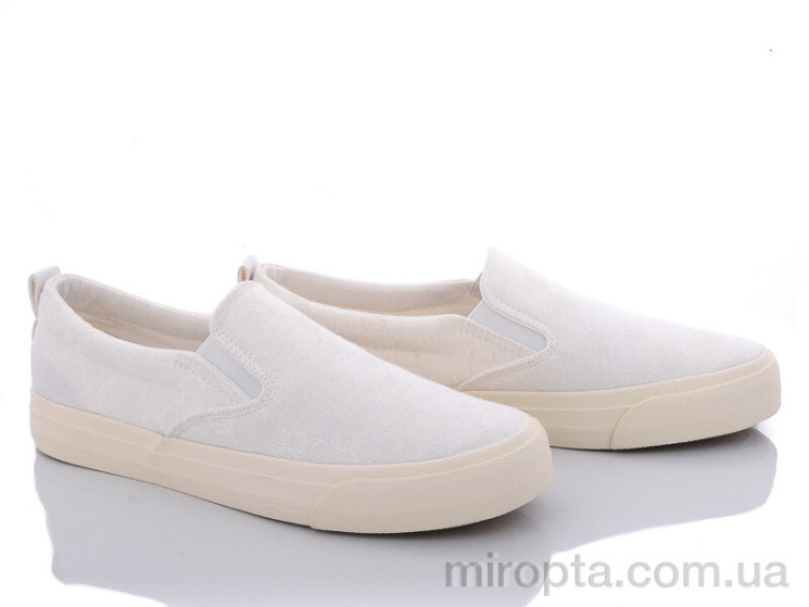 Сліпони 20-886-3 white р: 36-41, в упаковці: 8 пар, купити тільки гуртом - 649236