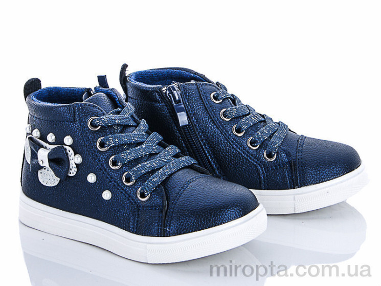 Черевики Y358-1 navy р: 26-31, в упаковці: 8 пар, купити тільки гуртом - 359422