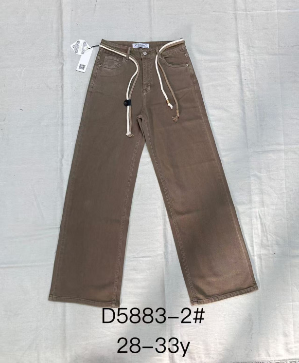 Джинси жіночі труби м. D5883-2 (р:28-33) в упаковці 6 штук №762126 - Dknsel 3308