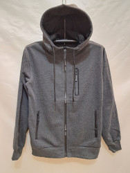 Кофта спортивна чоловіча, трикотаж, фліс, м.2330 (Розмір: М-3XL ), 2 кольори, в упаковці 5 штук №319168