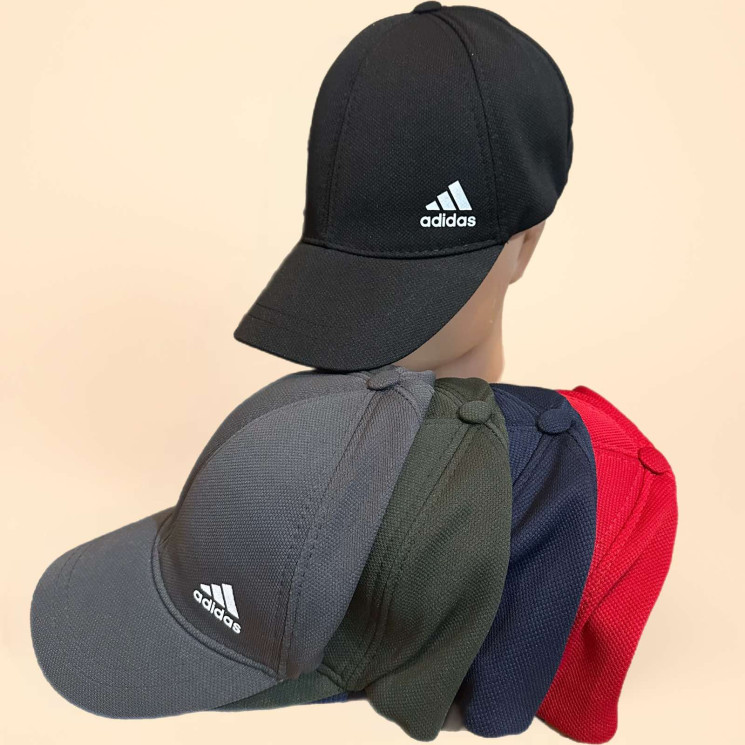 Кепка чоловіча "Adidas" (р: S,M,L) мікс кольорів, в упаковці 5 шт. №372358 - Koroleva 470