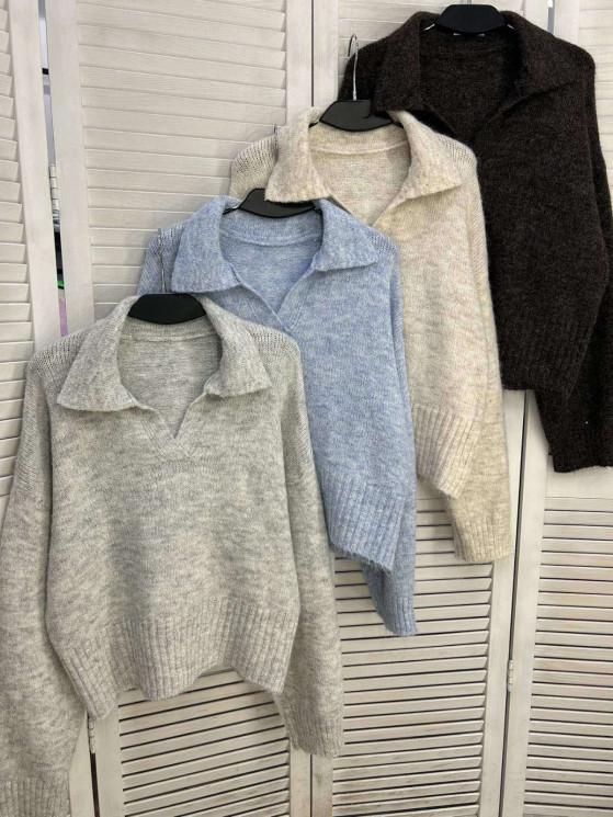 Светр жіночий "1757" шерсть (р: one size) 4 кольори, в упаковці 4 шт. №389238 - Mercury SE927
