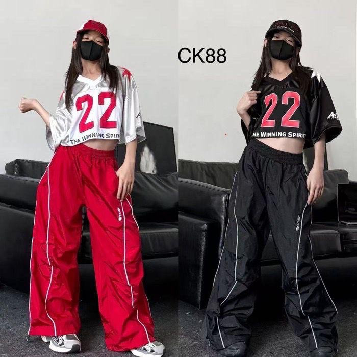 Спортивні штани дитячі, плащівка, м.СК88 (розмір: 120-170), 2 кольори, в упаковці 6 штук №340195 - 
