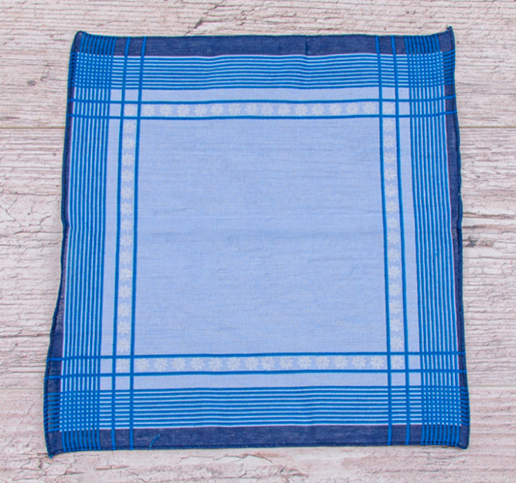 Носова хустка, котон "ES029" (р: 31*29) в упаковці 10 шт. №358908 - Shawls PO548 (vyh naMylku)