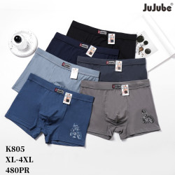 Труси чоловічі, котон, м.К805 (розмір: XL-4XL), мікс кольорів, в упаковці 24 шт. №327290