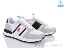Кросівки 9-779 white-grey р: 40-45, в упаковці: 8 пар, купити тільки гуртом