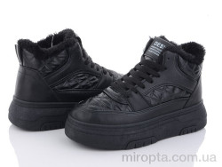Черевики 149-16 black р: 36-41, в упаковці: 8 пар, купити тільки гуртом