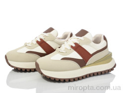 Кросівки 149-63 beige-red р: 36-41, в упаковці: 8 пар, купити тільки гуртом
