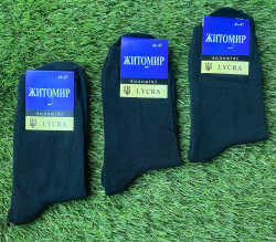 Шкарпетки чоловічі, бавовна (розмір: 41-47), мікс кольорів, в упаковці 12 шт. №343114