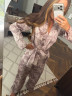 Костюм жіночий "двійка" з поясом, софт принтований м. 9215 (р: 42-46) №829127 - 