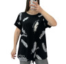 Футболка  жіноча на зв'язці котон  м.25312  (р. L-2XL)  7 кольорів  в упаковці 3 штуки  №753247 - Smile RZ 4457