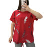 Футболка  жіноча на зв'язці котон  м.25312  (р. L-2XL)  7 кольорів  в упаковці 3 штуки  №753247 - Smile RZ 4457