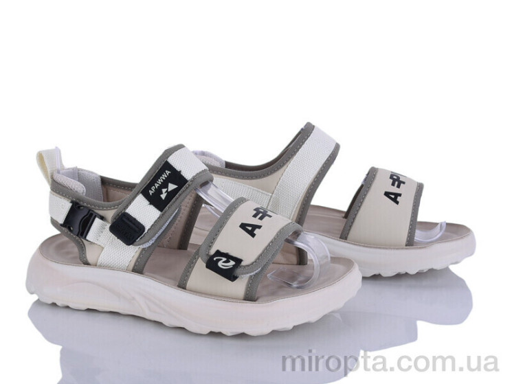 Босоніжки P3116P-1 beige р: 34-39, в упаковці: 6 пар, купити тільки гуртом - 1171783