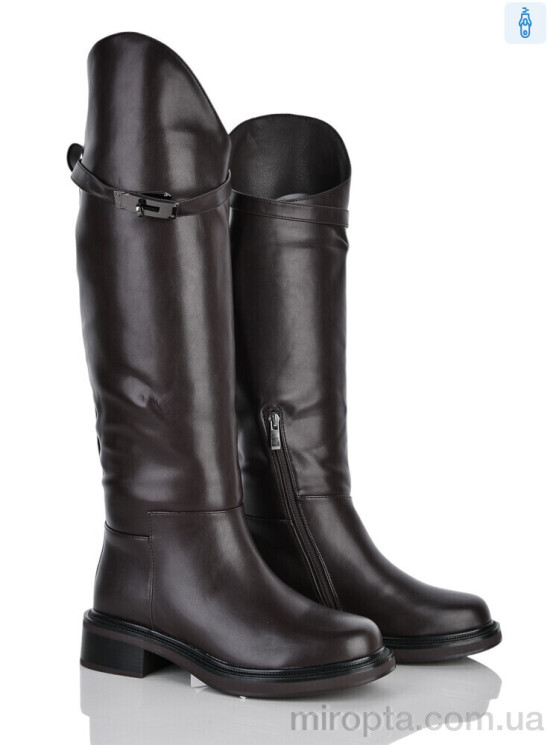 Чоботи 708-200 brown р: 36-41, в упаковці: 6 пар, купити тільки гуртом - 1204170