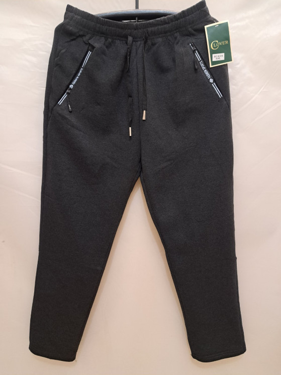 Спортивні штани чоловічі, трикотаж, фліс, м.2420 (Розмір: 6XL-10XL ), 3 кольори, в упаковці 5 штук №319533 - Hang SE641