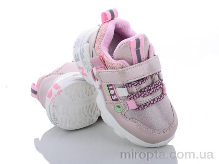 Кросівки K221 pink р: 23-28, в упаковці: 8 пар, купити тільки гуртом - 425366