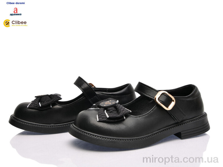 Туфлі DC805 black р: 32-37, в упаковці: 6 пар, купити тільки гуртом - 1198627