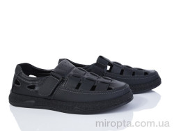 Сандалі Y565 black р: 40-45, в упаковці: 8 пар, купити тільки гуртом