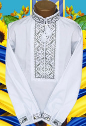Вишиванка дитяча, паплін (розміри: 6-12 років), в упаковці 7 штук №323475