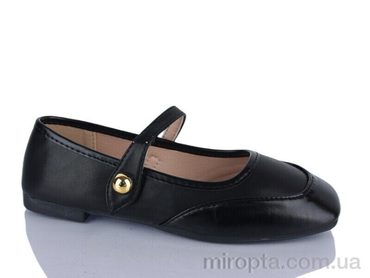 Балетки Prime KT-312-1 black р: 37-40, в упаковці: 8 пар, купити тільки гуртом - 1207185