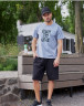 Футболка чоловіча, бавовна, м. 45.1 (р: M, L, XL, XXL) №711401 - Umon GOL1454 м. 45.1