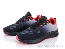 Кросівки 24-152 black-red р: 40-45, в упаковці: 8 пар, купити тільки гуртом