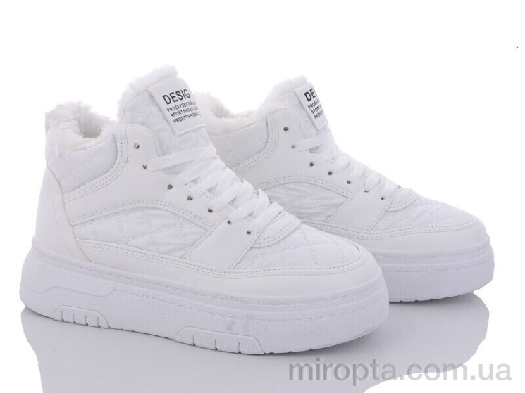 Черевики 149-16 white р: 36-41, в упаковці: 8 пар, купити тільки гуртом - 898518