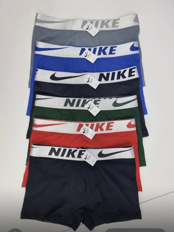 Труси чоловічі "Nike" бавовна (р: M-XXXL) 6 кольорів, в упаковці 12 шт. №363279 - SusannaSolis HR252