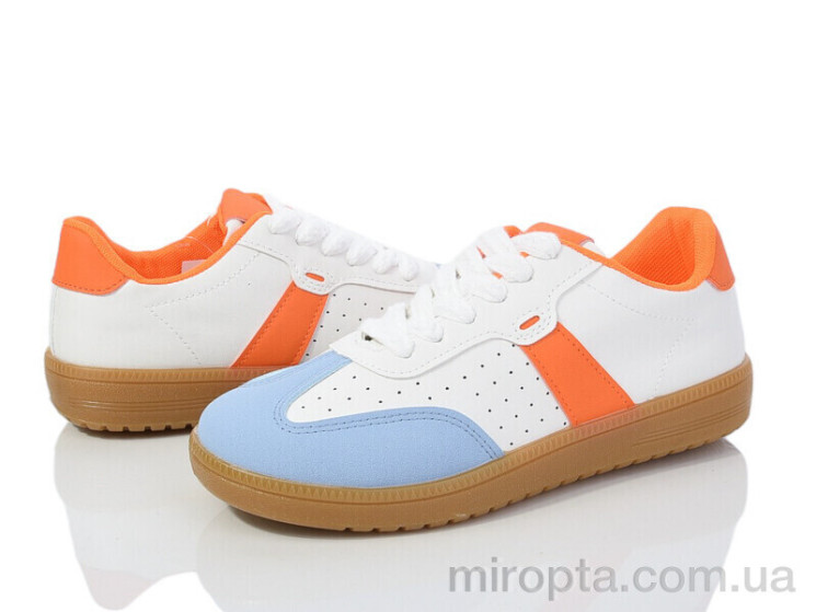 Кросівки 143-45 white-blue р: 36-41, в упаковці: 8 пар, купити тільки гуртом - 969313